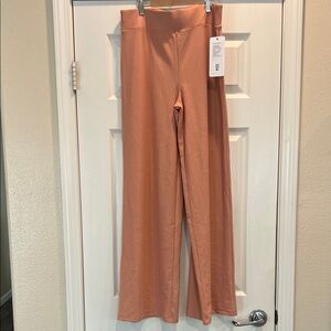 RHONE Wide Leg Pants in Coral